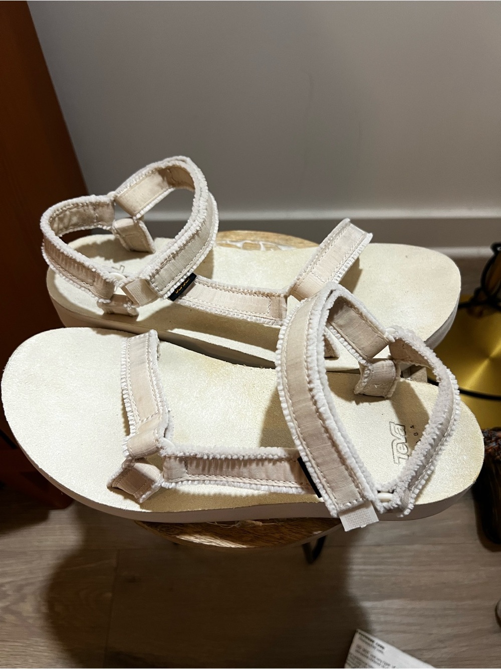 Teva Womans Beige Strappy Sandals